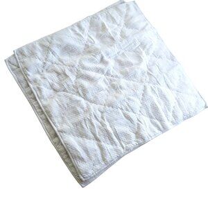 Macy's Hotel Collection White Quilted European Pillow Sham 26" X 26" Cotton